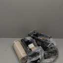 25'' Table Lamps for Bedroom Living Room Lamps Set of 2 Farmhouse Nightstand Bedside Lamps with USB Ports, Built-In Frosted Glass Night Light Industrial Metal Night Stand Lamp, Bulbs Included, Black