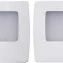 Plug in LED Night Light for Bedrooms Hallway Kitchen Stairways Foyer Bathroom, Soft Warm White, Slim Profile, 2 Pack