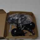 3 Inch Stem Caster Wheels 1600Lbs, Threaded Stem Casters Set of 4 Heavy Duty, 1/2"-13 x 1 (Screw Diameter 1/2", Stem Length 1"), Safety Dual Locking Industrial Castors, Wheels for Cart, Furniture