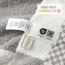 Snuggle Sac Checkered Blanket, Grey Throw Blanket for Couch Checker Microfiber Fluffy Warm Fuzzy Cozy Soft Throw Blanket Reversible Checkerered Blankets for Sofa, Chair, Bed, 50x60 inches