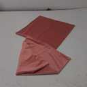 Set of 2 Salmon Pink Colored Solid Velvet Throw Pillow Covers, Cozy Soft Accent Pillow Cases for Sofa Couch Bed and Living Room - 18"x18"