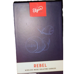ELGIN, REBEL WIRELESS NOISE-ISOLATING EARBUDS