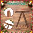 2 x 24 Pack Velvet Christmas Tree Bows - Vintage Ribbon Bows Ornaments for Tree Garland Wreath Indoor Xmas Decorations (5 x 7 Inch, Width of 3/8'', Camel)