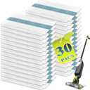 Disposable Hard Floor Pad Refills, Compatible with Shark VACMOP Pro VM252 VM251 VM250 VM200 VC205 QM250 VM190 VM200P12 VMP30 for use on All Sealed Floors