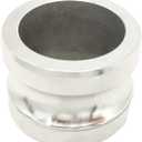 2PCS Aluminum Type DP Cam and Groove Fitting, Female Coupler x Female NPT, with 2PCS Camlock Gasket Fitting (1")