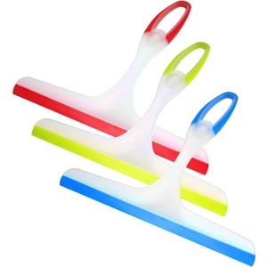 Shower Squeegee for Glass Doors, 3pcs Bathroom Squeegee for Shower Cleaner Squeegee, Window Cleaning Squeegee Glass Shower Door for Car Window Wiper Mirror Windshield