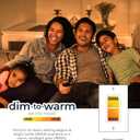 HALO RA 4 inch LED Recessed Light Trim with Adjustable Gimbal, Selectable Lumens and Selectable Color Temperature, Dim-to-Warm Feature, Damp Location Rated RA4LS9FSD2W1EWH