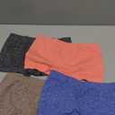 R RUXIA Women's Boyshort Panties Seamless Nylon Underwear Stretch Boxer Briefs 4 Pack S