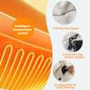 Heated Scarf for Women Rechargeable Heated Shawl with 8000 mAh Battery 3 Heating Levels Neck Warmer for Winter (One Size, Black)