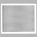 22" x 26" or 26" x 22" Cube Core Eggcrate Return Air Grille - Aluminum Rust Proof - HVAC Vent Duct Cover - White [Outer Dimensions: 23.75 x 27.75]