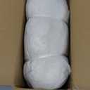 Dog Bed Medium Size Dog - Large Rectangle Orthopedic Pet Bed with Fluffy Washable Cover and Anti-Slip Bottom, 30x24x9inches, Cream