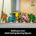 LEGO Art Keith Haring Dancing Figures - Home Decor Building Set for Adults - Wall Art Decor - Gift Idea for Men, Women who Enjoy DIY Arts and Crafts - 31216