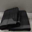 URPOWER Dog Seat Cover, 100% Waterproof Hammock 600D Heavy Duty Scratch Proof Nonslip Durable Soft Pet Back Seat Covers for Cars Trucks and SUVs (Standard - 54" Length, All Black)