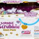 Crayola Scribble Scrubbies Glam Pack (4 Pets), Holiday for Kids, Washable Pet Care Toy, Coloring Animal Craft, Stocking Stuffer Toys for Girls & Boys, 3+