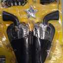 Children's Western Cowboy Police Toy Set, Includes Toy Pistol, Holster, Sheriff Badge, Bullets, Belt, Suitable for Police Role-Playing, Cowboy Theme Party Costume Accessories, Stage Props.