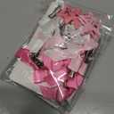 3 x Satin Bow Hair Clips Silver Star Hair Clips Non Slip Small Hair Bows Coquette Cute Hair Accessories for Women