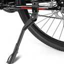 Cyfie Bike Kickstand for Adult's Bike, Adjustable Rear Side Bicycle Kickstands for 24 26 27 27.5 28 29 inch Mountain Bikes, Road Bikes, BMX, MTB, etc. Black for 24-29 inch Bike Wheel.