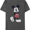 Disney Men's Full Size Mickey Mouse Distressed Look T-Shirt (Large)