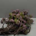 Q-FLA, Artificial Flowers, Artificial Flowers, Mountain Seeds, Purple, Arrangement, Flower Materials, Handmade, Interior Decoration, Living Room