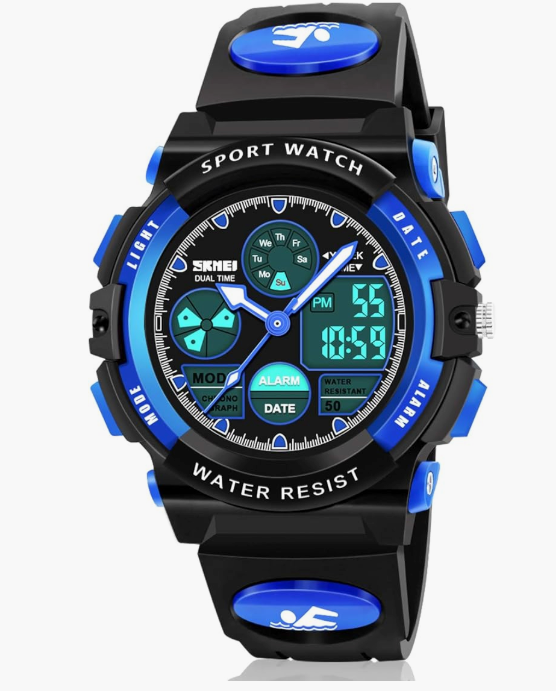 LED Multi Function Waterproof Watch for Kids - Kids Gifts