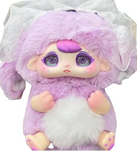 CALEMBOU Plush Doll Blind Box - MOMO Series Stuffed Mystery Collectible Toys, Kawaii 1 of 6 Possible Cute Soft Animals Charm Birthday Gifts