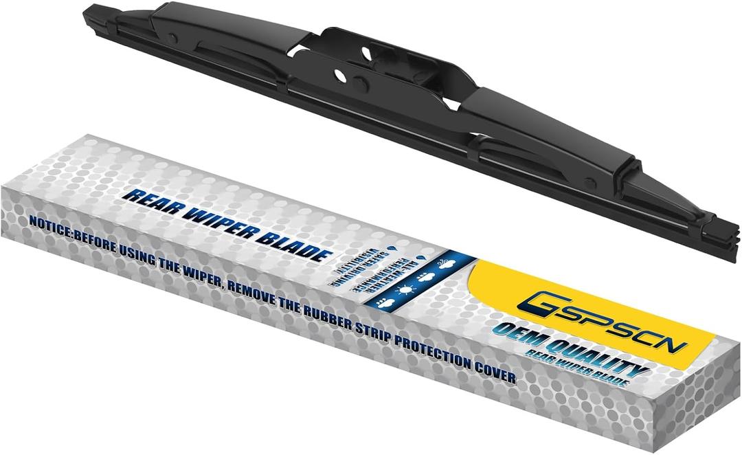 10" Rear Wiper For Chevy Traverse 24-18 /Buick Encore 22-13 /Hummer H2 09-03 H3 10-06 /Dodge Nitro 12-09 /Saturn Vue 07-02 /Mazda Tribute 06-01 Back Windshield Wiper Blades (10-N)