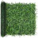 BHXCL Artificial Green Wall Panels: 40"x120" Boxwood Hedge Green Wall Decor Backdrop, UV-Anti Faux Greenery Plant Wall for Privacy Fence Screen Outdoor Indoor Wedding, Backyard, Garden Home Decor