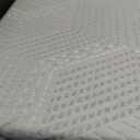 MLILY Tri-Fold Memory Foam Topper, 4 inch Single Folding Mattress Topper with Collapsible and Washable Cover, Travel and Guest Mat, 75"25"4", Grey