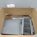 Nosiny 6 Broom and Dustpan Set with 48 Inches Long Handle with Stand up Dustpan Combo Set Large Size and Stiff Broom Dust Pan for Office Kitchen Lobby Floor Use