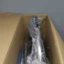 4 in 1 Folding Bedside Commode Chair for Elderly with Arms and Back,Adjustable Height Raised Toilet Seat with Handles,Adults Potty Chair for Seniors,Disabled Holds Up to 350 lbs