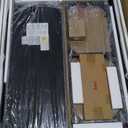 6-Piece Dining Table Set for 4-6 People, Kitchen Set with 4 Upholstered Chairs and One Bench, Living Room Chairs with X-Shape Backrest, Rectangular Wooden Table for Home Bar and Kitchen, Gray