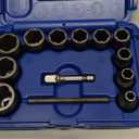 13 Piece Bolt Extractor Set | Made in USA Turbo Sockets for Stripped, Rounded, Frozen Bolts & Nuts |  Drive Impact Grade Lug Nut & Bolt Remover Kit | Nut Extractor Socket Set