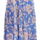kinstell Women's Summer Boho Spaghetti Strap Square Neck Dress, Size L