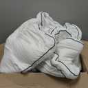 MASVIS Queen Size Dual Layer 4 Inch Memory Foam Mattress Topper, 2 Inch Gel Memory Foam and 2 Inch Cooling Pillow Top Mattress Pad Cover for Back Pain, Medium Support