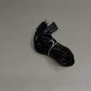 16/3 Black Indoor Outdoor Extension Cord 10 Ft Waterproof, Extension Cord with 3 Prong Grounded Plug,13A 1625W 16AWG SJTW, Flexible Weatherproof Power Cable for Offices, Gardens and Lawns