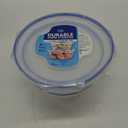 Kroger Durable Food Storage with Side Latching Lids. 4 piece, 2 Containers and Lids 2 gal(7.5L) 1gal(3.5L)