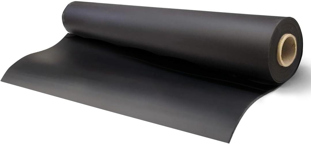 Mass Loaded Vinyl 1.23 lb/in2 | 80sqft | 4x20 ft - Professional MLV Soundproofing Barrier. Optimum Thickness. Premium Noise Barrier | Sound Barrier (1.23 lb, 1/8 in, 80 sqft)