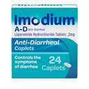 Imodium AD Diarrhea Relief Caplets with Loperamide Hydrochloride, 24 ct., Best By: 2028/MAR