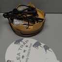 2 Pack Flea Traps for Inside Your Home, Indoor Flea Light, Bed Bug Killer with 8 Sticky Pads & 4 Light Bulb, Odorless Natural Insect Infestation Treatment Trap for Kid Pet (Coffee Brown)