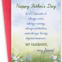 3 x Fathers Day Card for Husband, Romantic Fathers Day Card Gifts from Wife, Father's Day Cards Gifts to My BaBy's Father