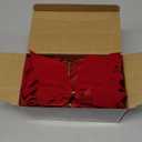 Cindeer 36 Pieces Velvet Bows with Twist Ties 6.3x5.5, Elegant Ribbon Gift Bow for Wrapping Presents, Treat Bags, Wedding Decor, Baby Shower, Bridal Party & DIY Craft Wreath(Burgundy)