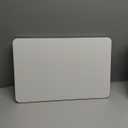 Ruxury Folding Lap Desk Laptop Stand Bed Desk Table Tray, Breakfast Serving Tray, Portable & Lightweight Mini Table for Sofa Couch Floor - White Wood (Small)