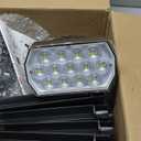 WELALO Solar Spot Lights Outdoor, [10 Pack/52 LED/3 Modes] Solar Landscape Spotlights, Solar Powered Security Lights, IP68 Waterproof Wall Lights for Outsides Walkway Yard Garden Driveway(Cool White)