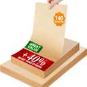 140 Parchment Paper Sheets 9x13 Inch | Precut Unbleached Baking Paper Sheets for Oven, Air Fryer, Cookies, Bread, Pizza | Non-Stick, Greaseproof Liners | Natural Brown Parchment for Baking