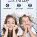 Kids Full Size Bed Sheet Set - 4 Piece Kids Loft Bed Sheets - Soft, Cute and Cozy - Comfy, Breathable and Machine Washable - Easy-Care & Wrinkle Free Hearts Bed Set for Boys, Girls, Teens & Toddlers