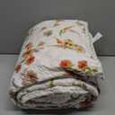 Bedsure Floral Quilt King Size - Reversible Botanical Floral Comforter, Spring Lightweight Bedspread Quilt Bedding, Soft Microfiber Coverlet for All Seasons (106"x96") | Floral, Spring, Reversible, Ultra Soft, Lightweight (06 - Whisper White)