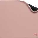 Logitech Mouse Pad - Studio Series, Computer Mouse Mat with Anti-Slip Rubber Base, Easy Gliding, Spill-Resistant Surface, Durable Materials, Portable, in a Fresh Modern Design, Darker Rose, 20L x 23W inches