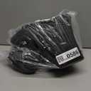 SHULOOK Men's Snow Boots Waterproof Warm Fur Lined Winter Hiking Boot Non-slip Outdoor Ankle High-top Shoes Work Hiker Trekking Trail (10, Black)