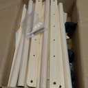 Stuffed Animal Storage Zoo Tower,56In Wooden Large Stuffed Animal Holder Organizer with Wheels,Stuffy Plushies Storage with Elastic Band&Mesh Bottom,Toy Storage Organizers for Playroom Bedroom Nursery