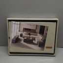 SONGMICS Mazie Collection - Small Folding Storage Ottoman, Foot Rest Stool, 12.2 x 16.1 x 12.2 Inches, 286 lb Load Capacity, for Living Room, Bedroom, Home Office, Dorm, Cream White ULSF102W01